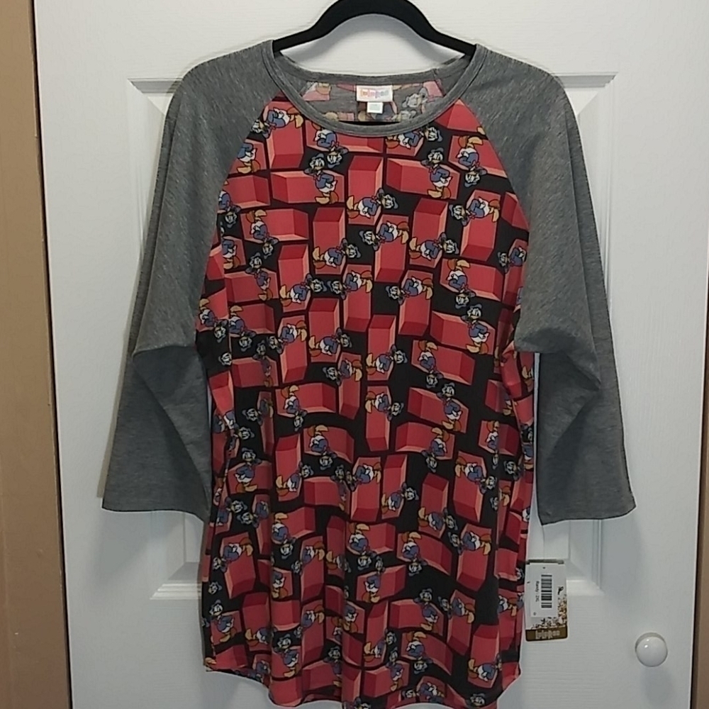 LuLaRoe Disney Donald Duck Randy T-shirt